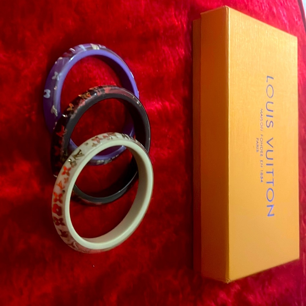 Never Been Used NEW authentic Louis Vuitton Set of 3 Bracelets